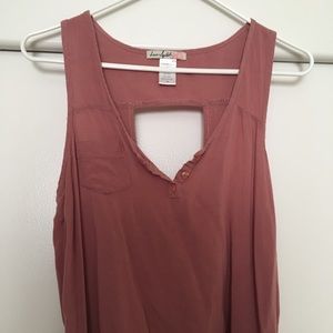 Mauve Crop Tank Top